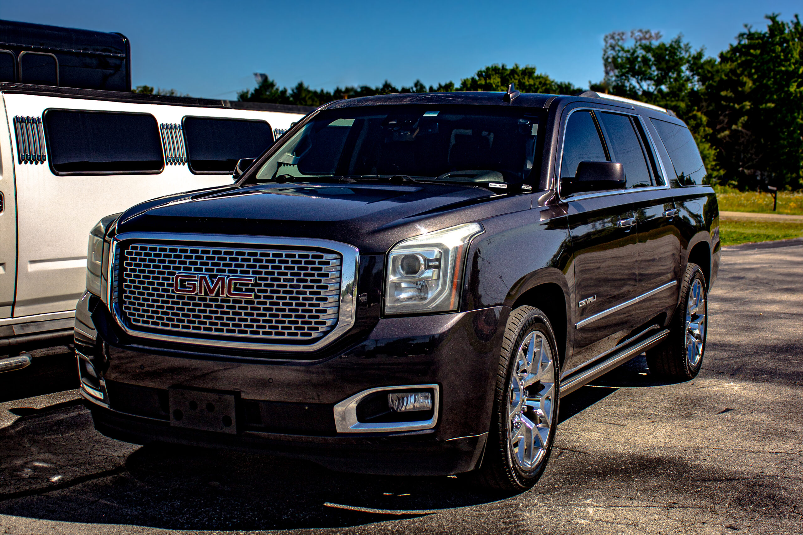Charcoal Gray Six Passenger Executive SUV