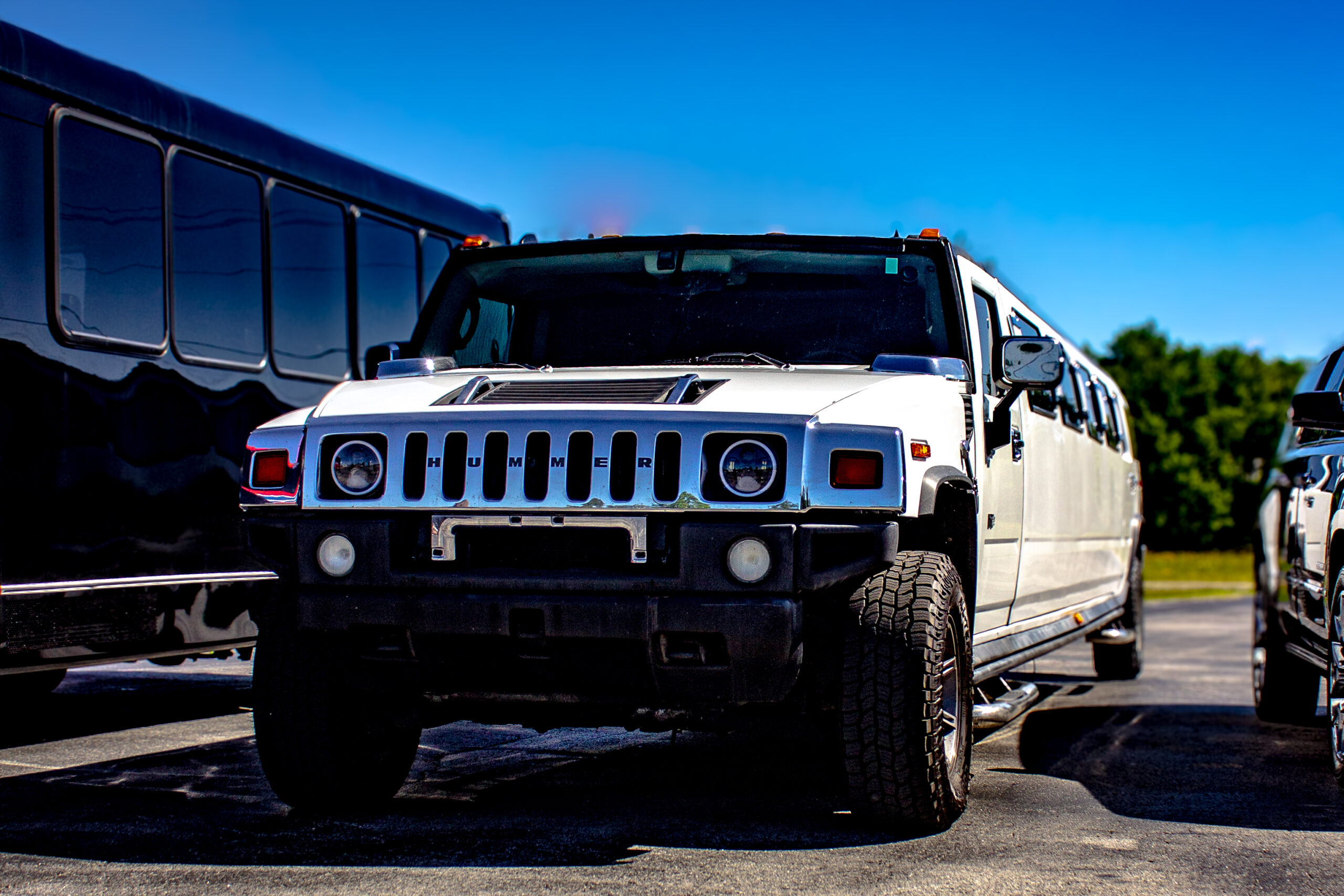 White Hummer Limousine